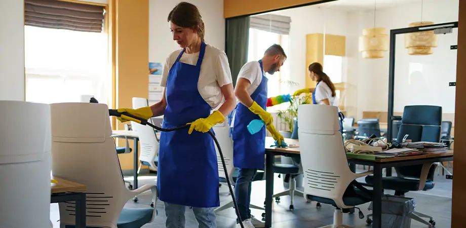 Büroreinigung System Arbeitsplatz